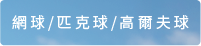 網球 /匹克球/ 高爾夫球