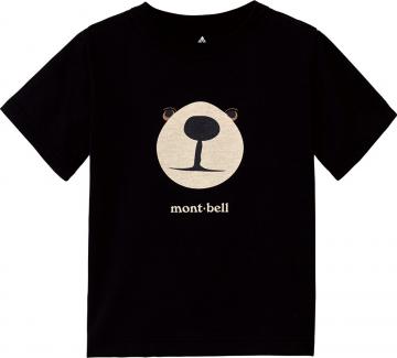 WICKRON TEE KS MONTA BEAR FACE 100-120 BK