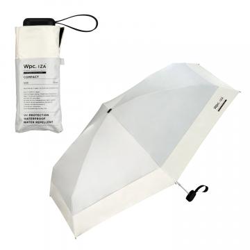 WPC IZA COMPACT FOLDING PARASOL LIGHT GRAY/OFF